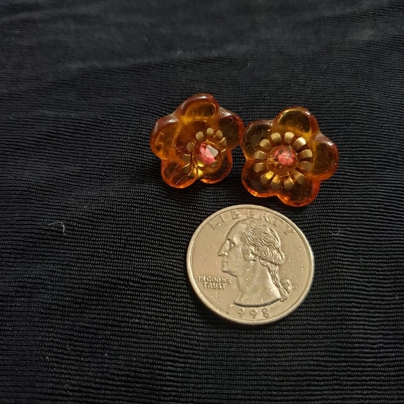 Flower earrings - Picture 3 of 4